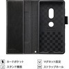 LP-XPXZ2LPBK Xperia(TM) XZ2 SO-03K/SOV37/SoftBank ���^PU���U�[�t���b�v�P�[�X�uPRIME�v  �X�g���b�v�z�[���t ���C�����X�[�d�Ή� �X�^���h�@�\ LEPLUS 33396546