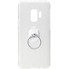 Galaxy S9 SC-02K/SCV38 ハードグリップケース「CLEAR GRIP」 クリア ワイヤレス充電対応 リング付 ストラップホール付 LEPLUS
