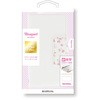iPhone 8 Plus iPhone 7 Plus フラワー柄ブックケース「Bouquet」 ホワイト ストラップホール スタンド機能 LEPLUS