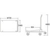 シズカルスーパーPRBL150S シズカル台車 エヌケーキャリーキャスター 33499523