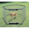 パイプ製ペットサークル(ステンレス) アイリスオーヤマ