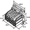 174514-6 .040/.070 ハイブリッドI/O コネクタ TE Connectivity Japan(旧:TYCOELECTRONICS(タイコエレクトロニクス)) 33755637