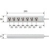 T-H3730NM 電源タップ 延長コード 7個口 3P マグネット 3P→2P変換アダプタ付 コンセント エレコム 34692761