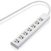T-Y053NDA 延長コード 電源タップ用 3P 7個口 マグネット付 3P→2P変換アダプタ付 エレコム 34693696