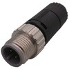 丸型防水コネクタ(M12)組立式コネクタ プラグ(圧着タイプ/はんだタイプ) XS2 オムロン(omron)