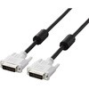 DVIケーブル DVI-D 24ピン デュアルリンクケーブル フェライトコア ブラック エレコム
