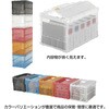 TSK-C40B-TM 折りたたみコンテナスケルコン 薄型タイプ(スライドロックフタ付) TRUSCO 35348442