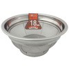 18-8 浅型ざる(カラーバーなし) 弁慶(本間冬治工業)