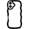 Wavy Case for iPhone 16 (black)