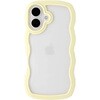 Wavy Case for iPhone 16 (yellow)