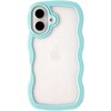 Wavy Case for iPhone 16 (blue)