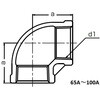 304L100A 90°エルボ イノック 37100935