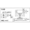TSM-60 マグネットキャッチ アルミ製・横型 TRUSCO 37296427