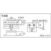 TSM-77S マグネットキャッチ アルミ製・縦型 TRUSCO 37296454