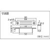 TSM-16R マグネットキャッチ(アルミ製・埋込型) TRUSCO 37296463