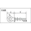 TLK-6W60 K型ロングアイボルト(ステンレス製) インチねじ TRUSCO 63046498