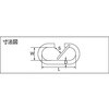 TOF-5R O型フック ステンレス製 TRUSCO 37297784