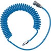 TUCH-7B αウレタンコイルホースブルー(カップリング付) TRUSCO 37303497