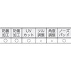 TSG-147-TM 二眼型セーフティグラス(ソフトテンプルタイプ) TRUSCO 37314496