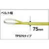 TPS75-45 ポリエステルスリング 両端アイ形 ベルト幅75MMタイプ TRUSCO 37317235
