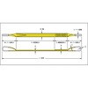 TPS75-45 ポリエステルスリング 両端アイ形 ベルト幅75MMタイプ TRUSCO 37317235
