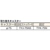 MP-600S 樹脂製平台車ルートバン ストッパー付 TRUSCO 37318757
