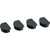 TPT-CK-BK TRUSCO プラスチック棚用オプション コーナーキャップ4個セット TRUSCO 37320717