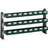 UPR-ML1803G ライトビンラック(卓上型・高さ475mm) TRUSCO 37324077