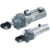 CLK2G/CLK2P - ロック付クランプシリンダ/耐強磁界オートスイッチ付(ロッド取付形)(CLK2PC40) SMC