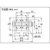 V-3225S-40-1000 Φ32重荷重用ホイルコンベヤ TRUSCO 37457506