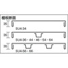 SU4-66 ステンレス軽量物品棚用棚板 TRUSCO 37464953