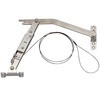 ステンレス鋼製 ロック付重量扉用ステー YA-2020W(左用) LAMP(スガツネ)