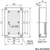 盤用キャビネット屋外形 屋根付・木板付 パナソニック(Panasonic