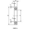超薄形クロスローラベアリング CRBT IKO(日本トムソン)