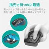 M-TP20BBBU BlueLEDマウス/TIPS AIR/Bluetooth/5ボタン エレコム 38384493