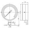 AT3/8x100x0.5MPa 汎用圧力計(スターゲージΦ100) 右下精器製造 38474861