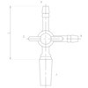 2452-5L ���t�O���R�b�N�T�^ �I�X PTFE�R�b�N 2452�V���[�Y �����쏊 38536016