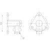 Mネジ変換フランジ 9131シリーズ 旭製作所
