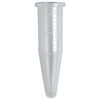 QSP マイクロチューブ 1.5mL 目盛付 キャップなし 40.2mm バルク 1000本入 クリアー QSP