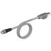 XS5W-T421-CMC-K プラグ両側コネクタ付ケーブル(M12ストレート/RJ45) omron(オムロン) 39108501