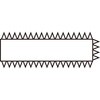 THI150-01-S 鉄工用ヤスリ(木柄付)平型 TRUSCO 39269257