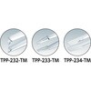 TPP-25-SET-TM 透明プラスチック製ピンセット(組セット/非磁性タイプ) TRUSCO 39270009