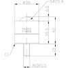 T-A80B ボールキャスター 切削加工品 TRUSCO 39273098