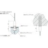 TSM-38M ワイヤグリッパーめねじ取り付けタイプ TRUSCO 39278865