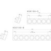 HSK100-8 ツーリングフレームHSK100シャンク用通常タイプ TRUSCO 39280369