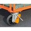 TYNWRJB-150RSP ブレーキサインプレート式キャスター(プレス製ゴム車)かご車用 TRUSCO 39287448