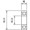 TBPM10060 ポリアセタール樹脂ベアリング TRUSCO 39288708
