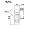 TEFS3508M5 樹脂ベアリング Eシリーズ フラットタイプ六角穴 TRUSCO 39303085