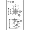 HTTUJB-130A プレート式キャスター ハイテンキャスター(ナイロンホイールウレタン車)自在ダブルストッパー付 TRUSCO 39308116
