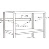 M1.5-AMS-3 軽中量ボルトレス棚 M1．5用 アーム桟 TRUSCO 39308807